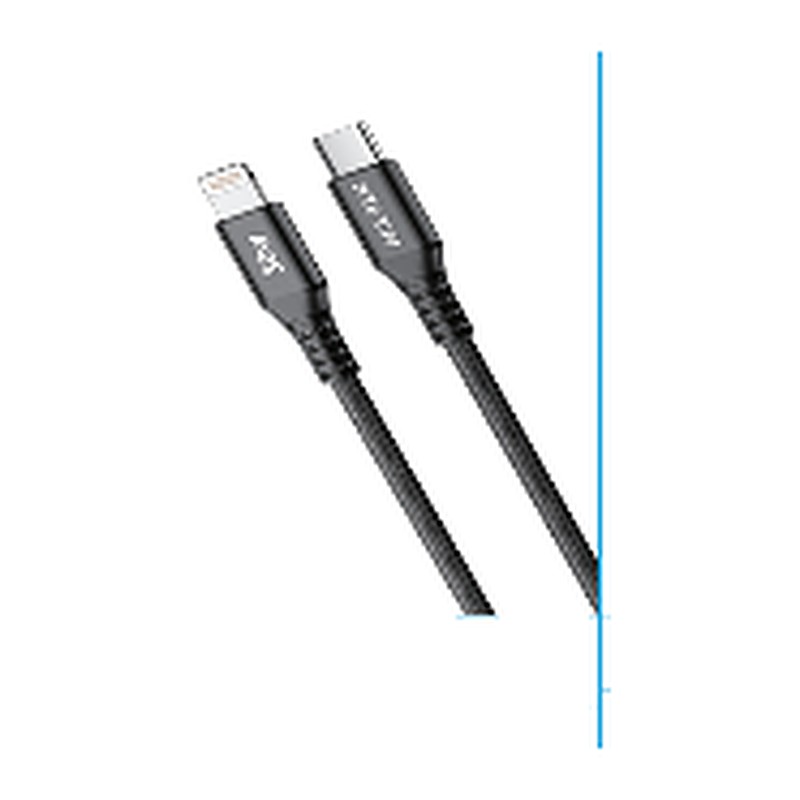 ACE-TEK USB-C to Lightning Braided Cable 3m – Black