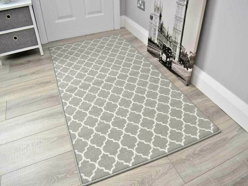 Grey Cream Trellis (Door Mats)