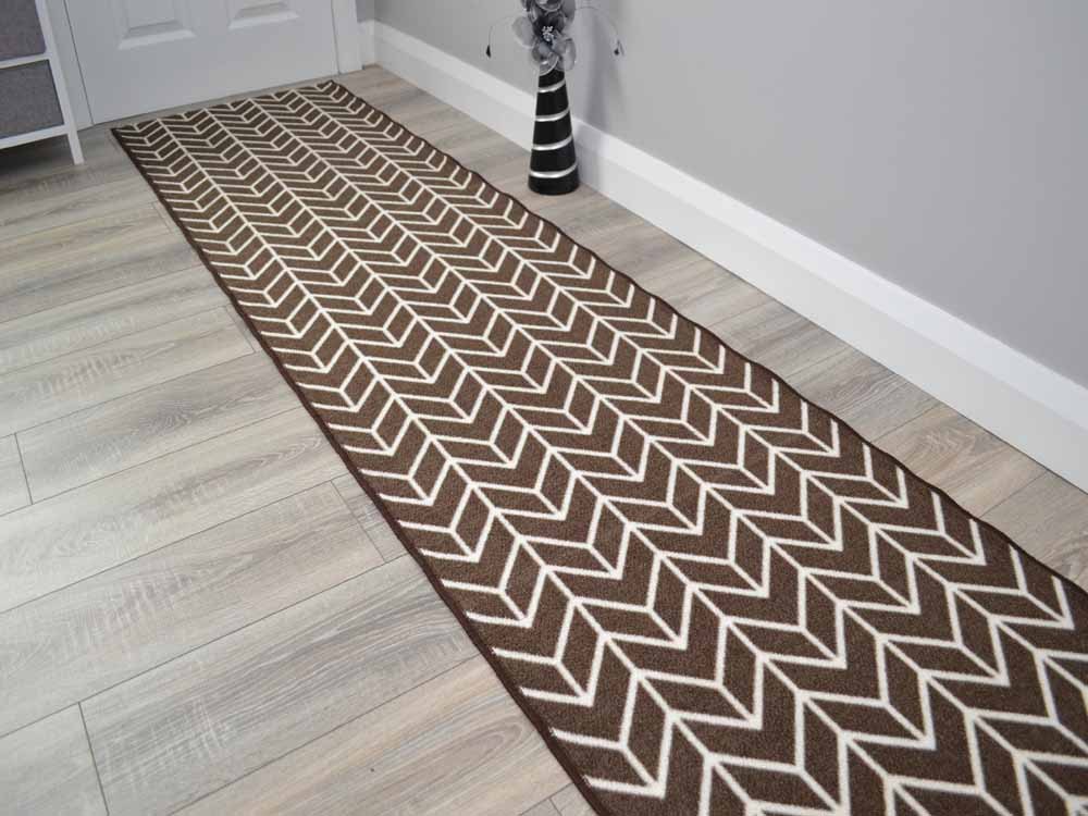 Riviera Herringbone Brown Cut To Length (Door Mats)
