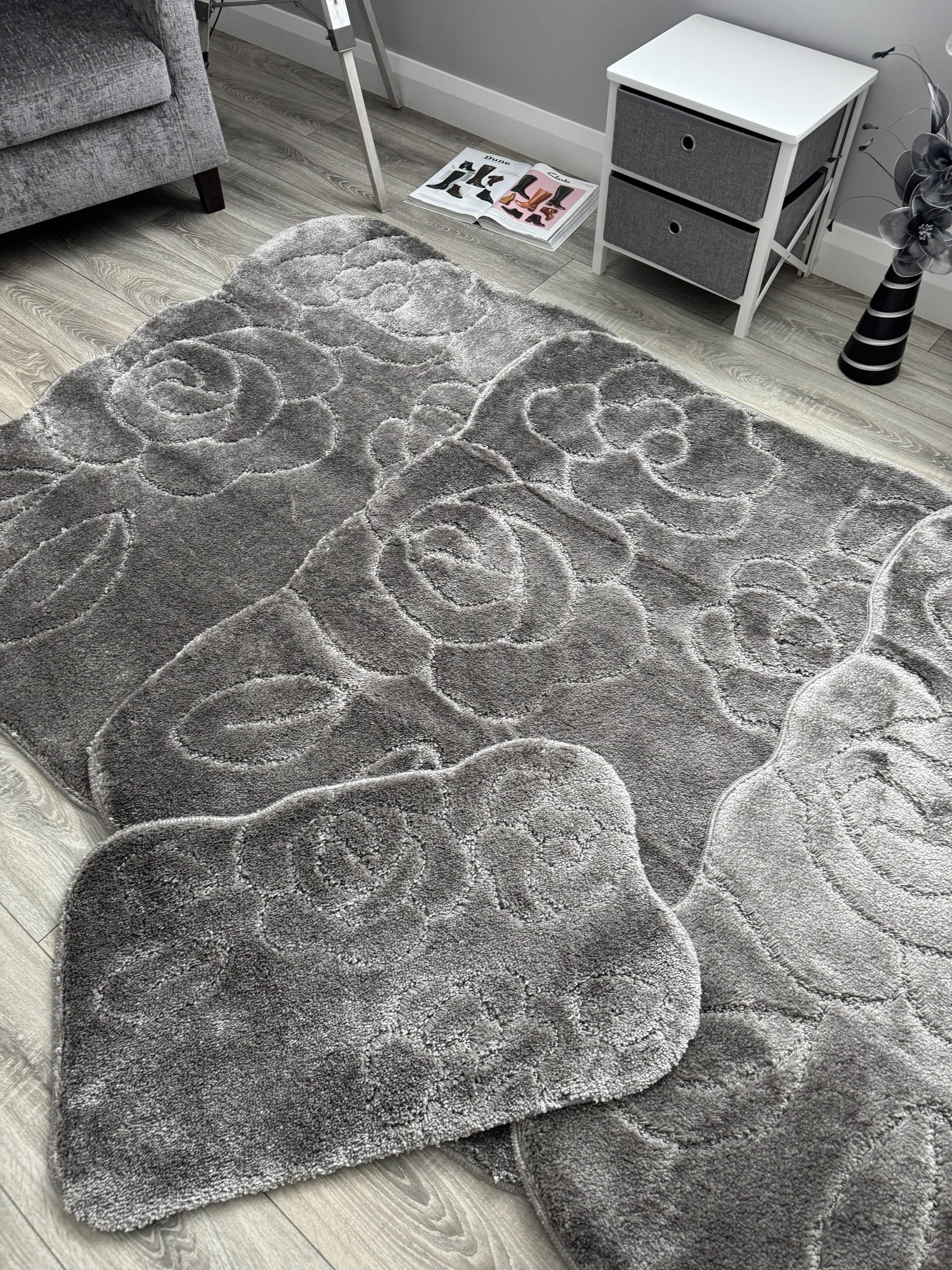 Sunflower Microfibre 4 Piece Set Romany Mats Caravan Chalet Motorhome Thick Washable Rugs Available in 4 Colours