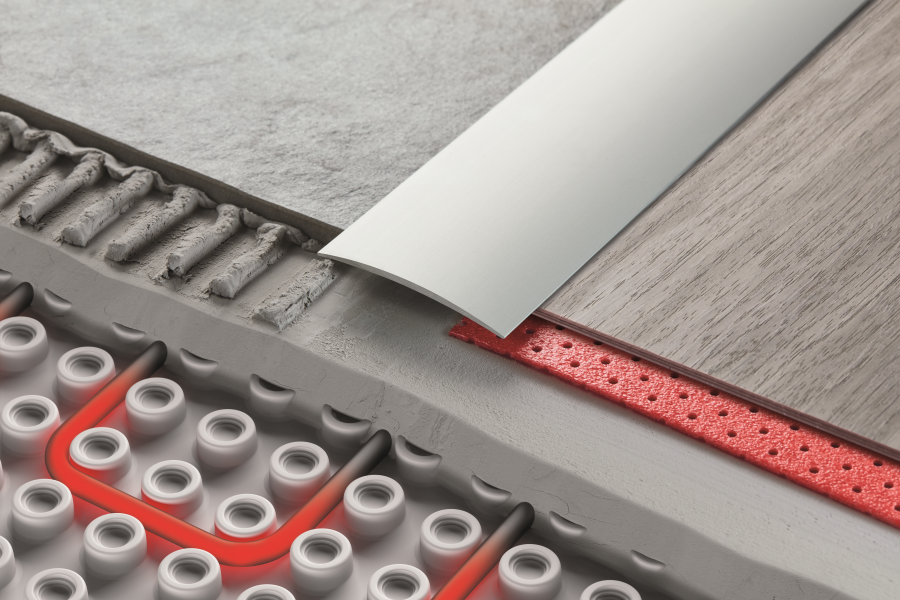 Aluminium Door Threshold Strip Self-Adhesive -40mm x 930mm- Anodised Transition Trim - LW40K (Door Thresholds - ER093) #2781