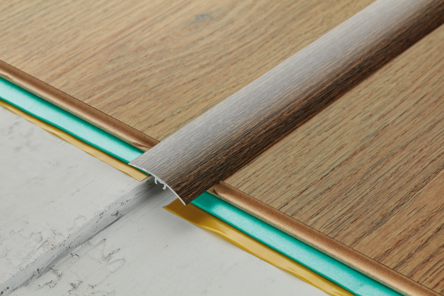 uPVC Door Threshold Strip - 40 MM x 900 MM - Wood Effect Transition Trim LPL40 (Door Thresholds - D093) #2795