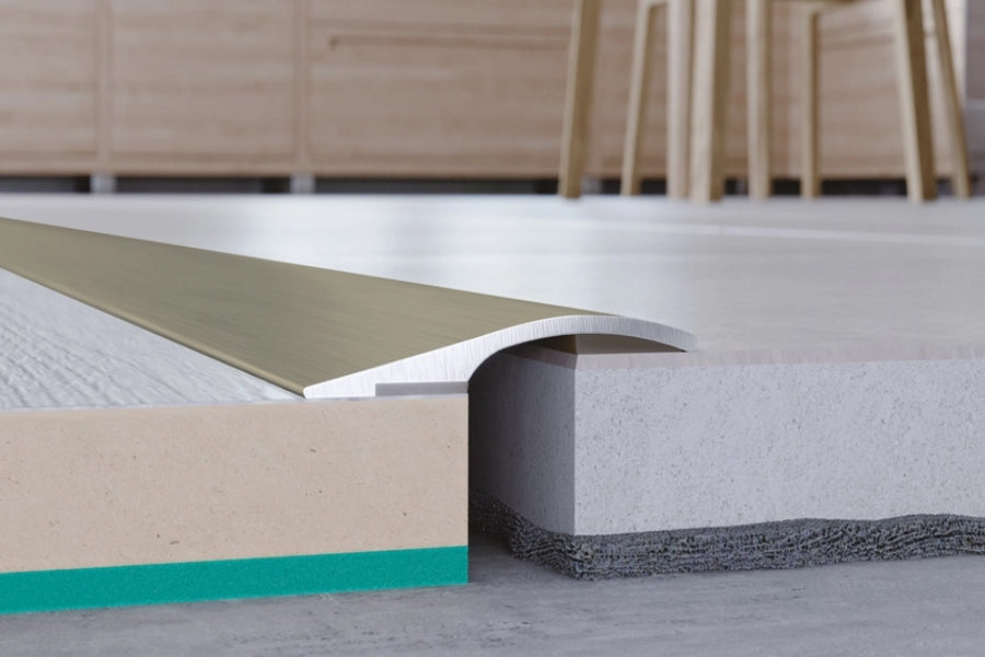 Aluminium Door Threshold Ramp Strip 26 MM x 0.93 M & 1.86 M Length Self Adhesive Anodised PRO26 (Door Thresholds - ER093) #2800