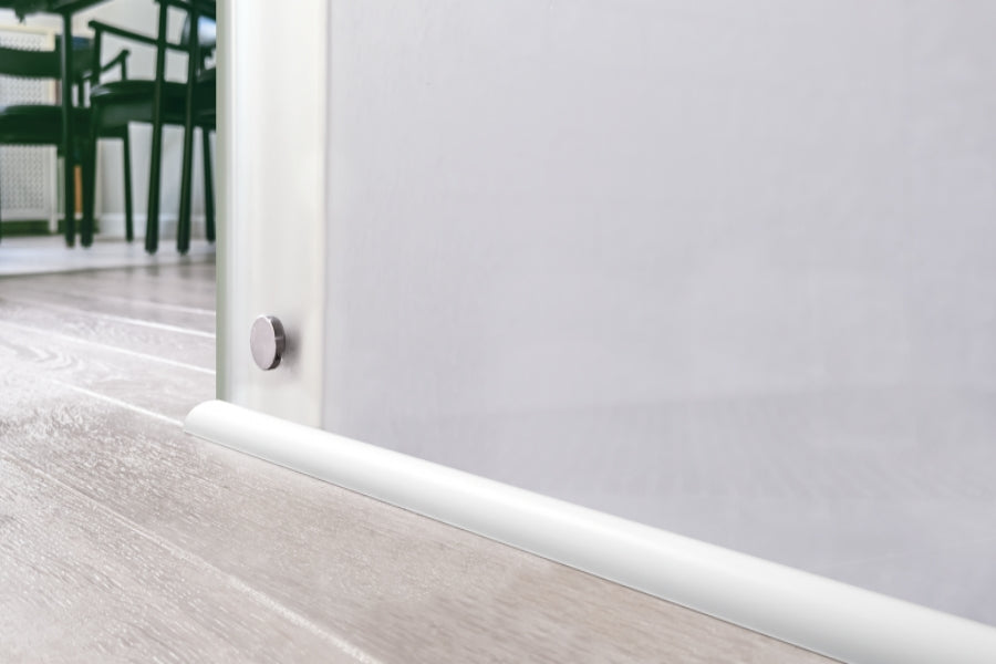 uPVC 18 MM Scotia Skirting Board 1 M & 2.5 M Length Quadrant Trim Moulding Decorative Flooring Edge Beading Strip