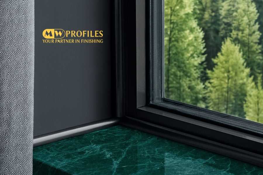 uPVC Quadrant Trim 13mm | Plastic Quadrant Beading 2.5m and 1m (Quadrant Trims)