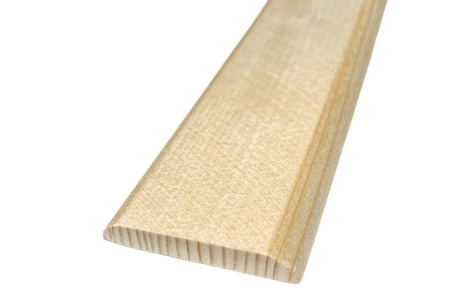 Flat Wood Beading Trim – Pine Flat Moulding Bar - 1m & 2.4m (Flat Bars - X4100) #2879