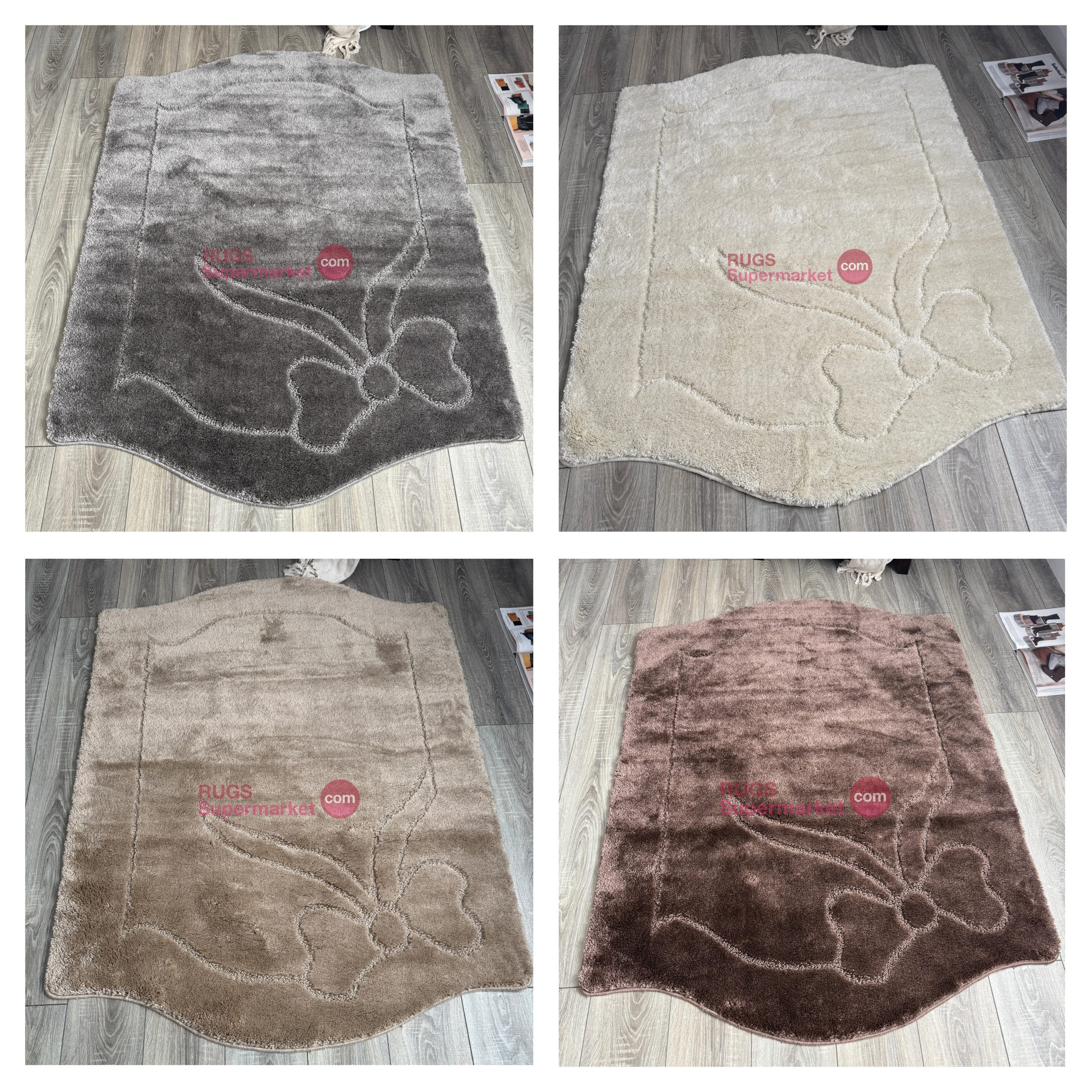 Leafy X Large Romany Mats Caravan Chalet Motorhome Thick Washable Rugs Hall Runners (Door Mats)