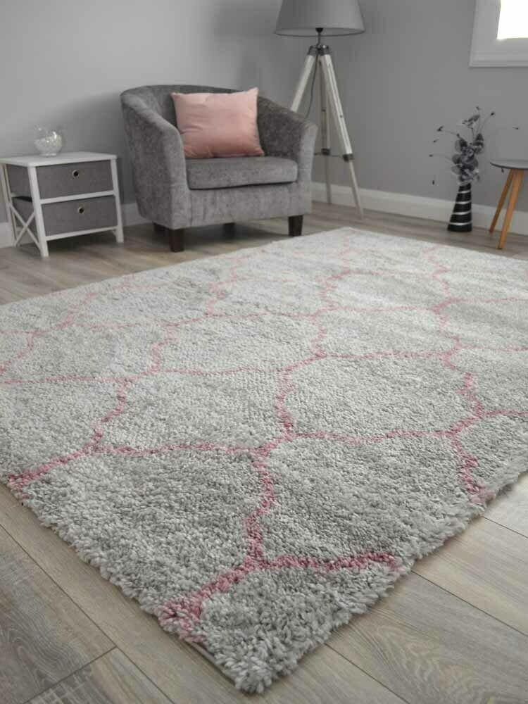 Matrix Grey Pink Rug