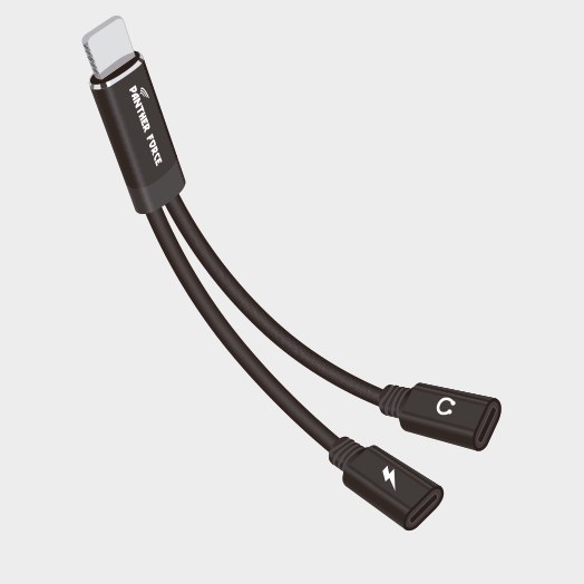 Panther Force Apple to Dual Apple Splitter Adapter