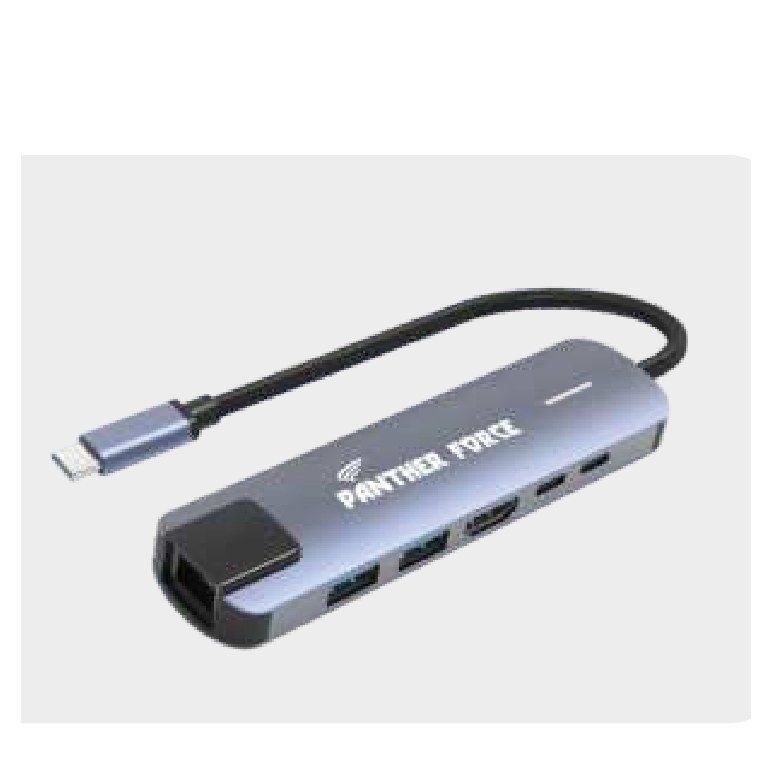 Panther Force 6-in-1 Hub Multifunctional Adapter
