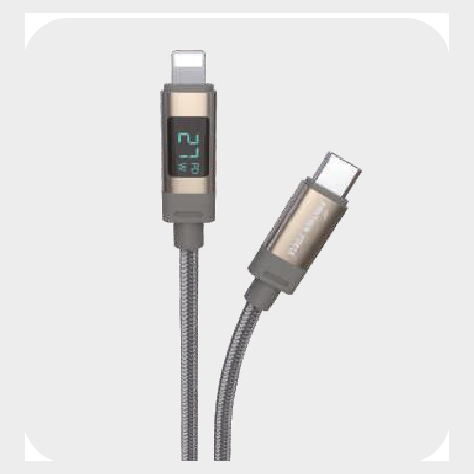 Panther Force LED Indication Fast Charging Cable Type-C to Apple
