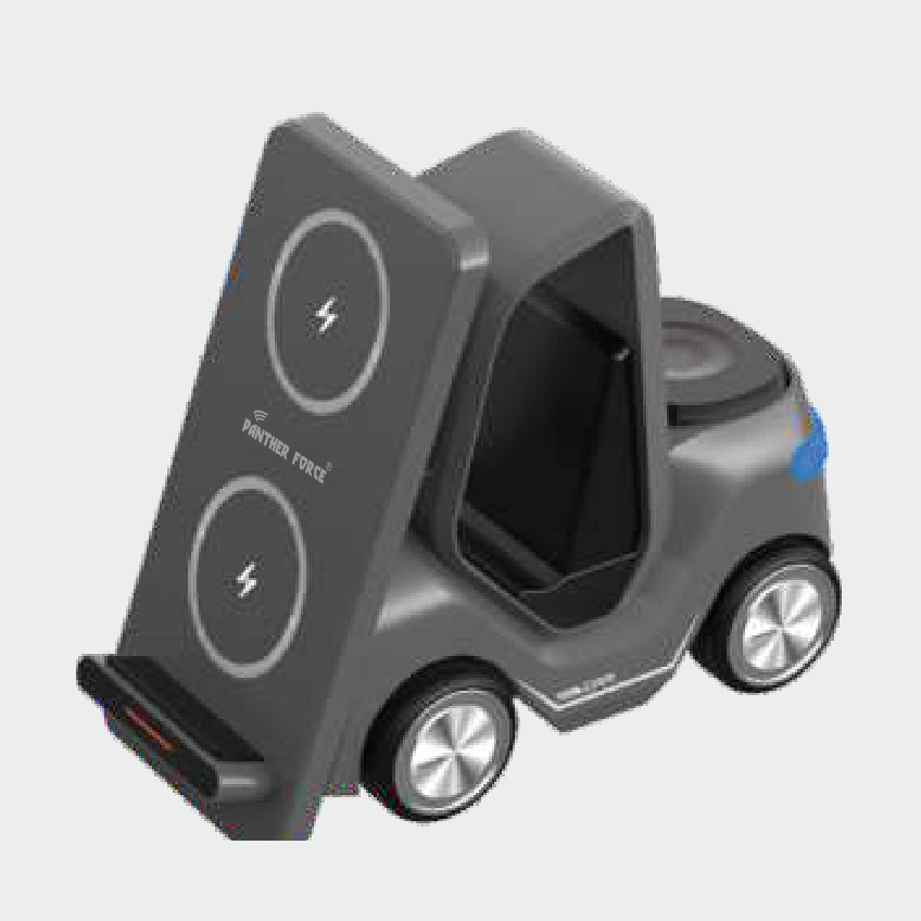 Panther Force Car-Shaped Dual Wireless Charging Stand
