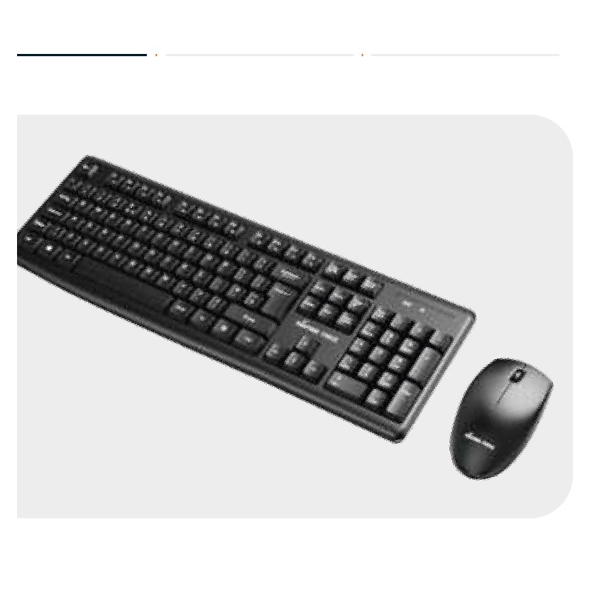 Panther Force Wireless Keyboard & Mouse Combo – Black