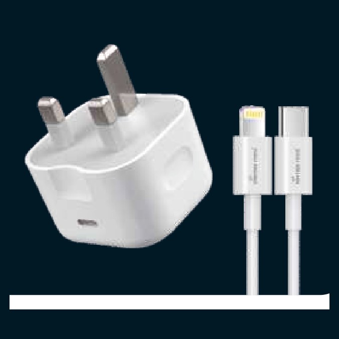 Panther Force 20W Travel Adapter + USB-C to Apple Cable