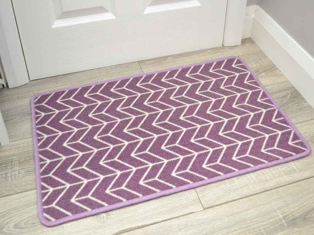 Riviera Herringbone Mauve (Kitchen Rugs)