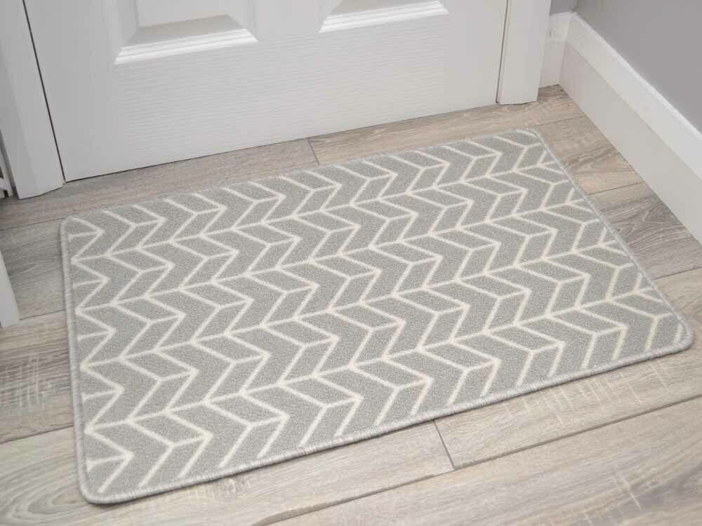 Riviera Herringbone Silver (Kitchen Rugs)