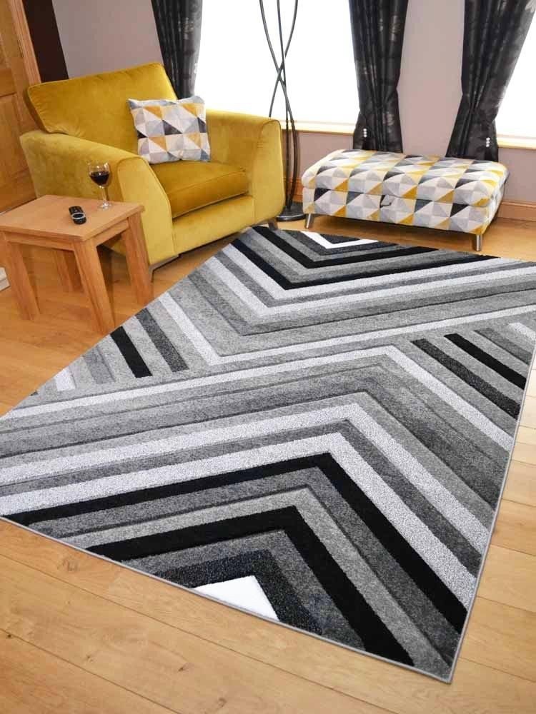 Sahara Black Grey Chevrons