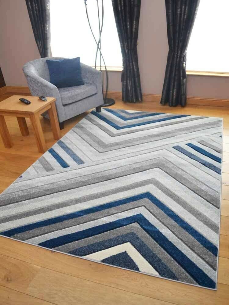 Sahara Blue Chevrons